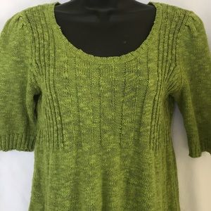 Green Tunic Sweater
